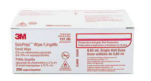 SOLU-I.V. 2% CHLORHEXIDINE GLUCONATE 70% ALCOHOL, SMALL SWABS.
