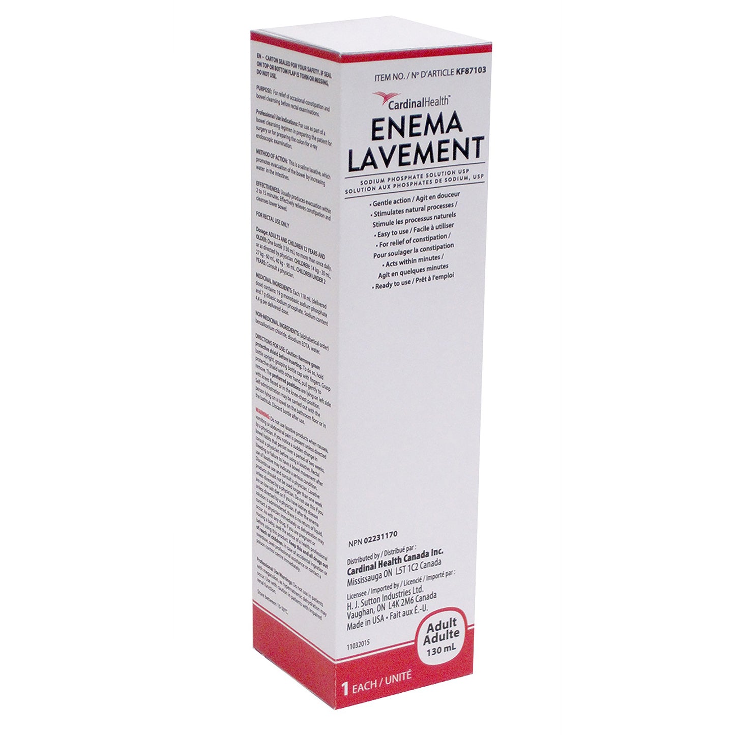 ENEMA PHOSPHATE GENTLE TIP 130 ML
