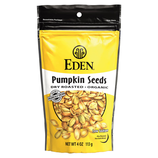 EDEN FOODS SALTED PUMPKIN SEEDS ORGANIC 113G