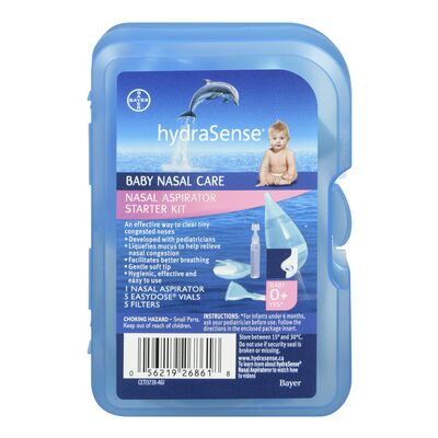 HYDRASENSE BABY NASAL ASPIRATOR STARTER KIT