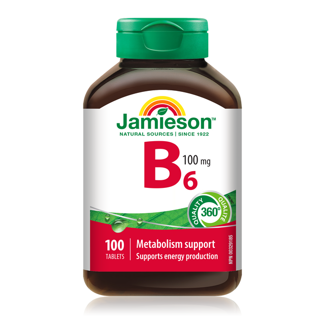 JAMIESON B6 100MG 100 TABLETS