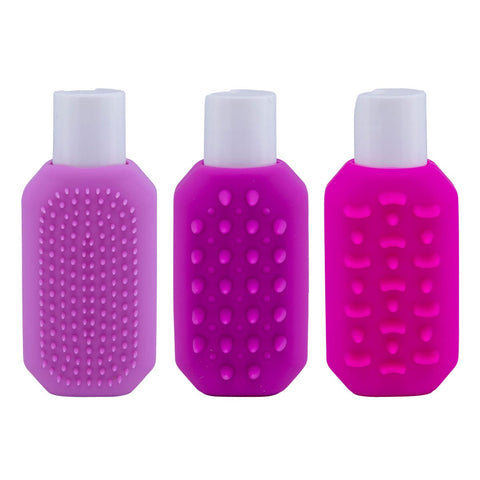 RELAXUS SILICONE DUAL USE TRAVEL BOTTLE SET OF 3