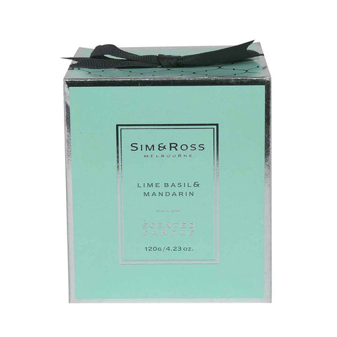 SIM & ROSS CANDLE - LIME BASIL & MANDARIN