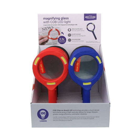 MAGNIFYING GLASS WITH COB LIGHT