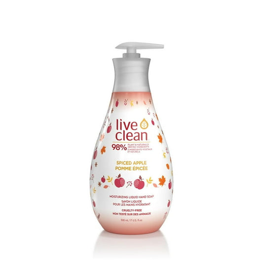 LIVE CLEAN HAND SOAP 500ML - SPICED APPLE