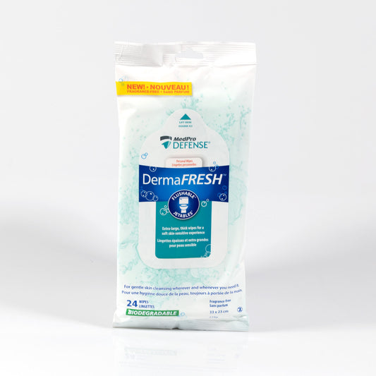 DERMAFRESH FLUSHABLE WIPES