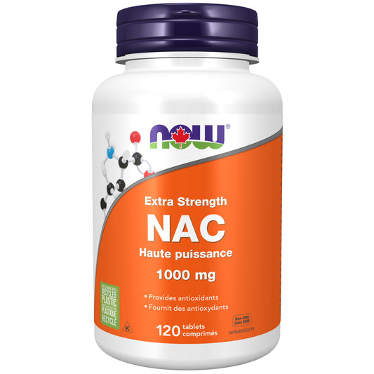 NOW NAC 1000MG EXTRA STRENGTH 120 TABLETS