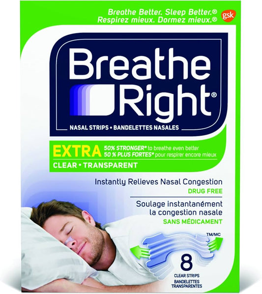 BREATHE RIGHT CLEAR EXTRA STRENGTH