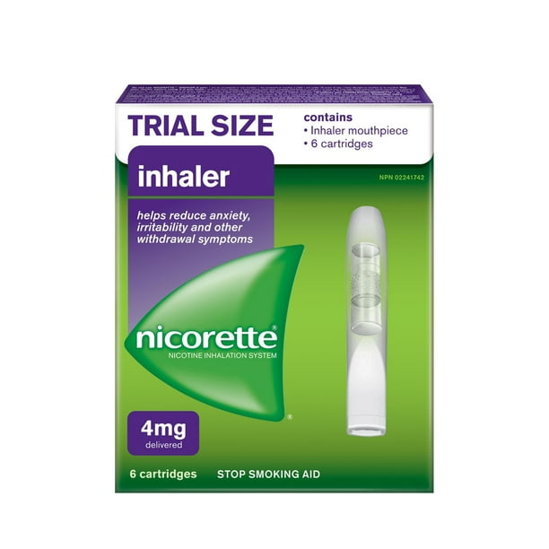 NICORETTE INHALER + 6 4MG CARTRIDGES