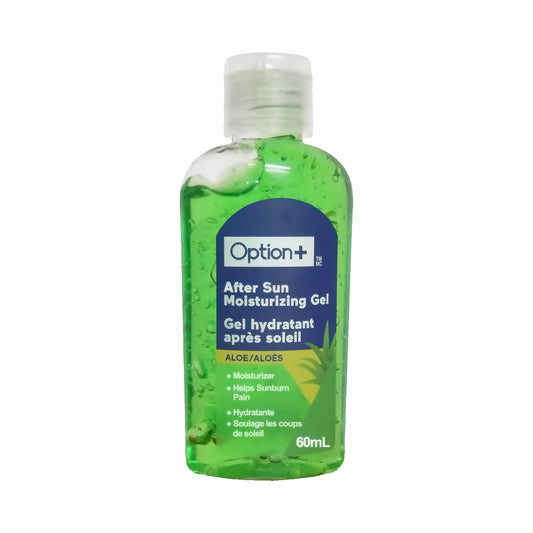 OPTION+ AFTER SUN MOISTURIZING ALOE GEL 60ML