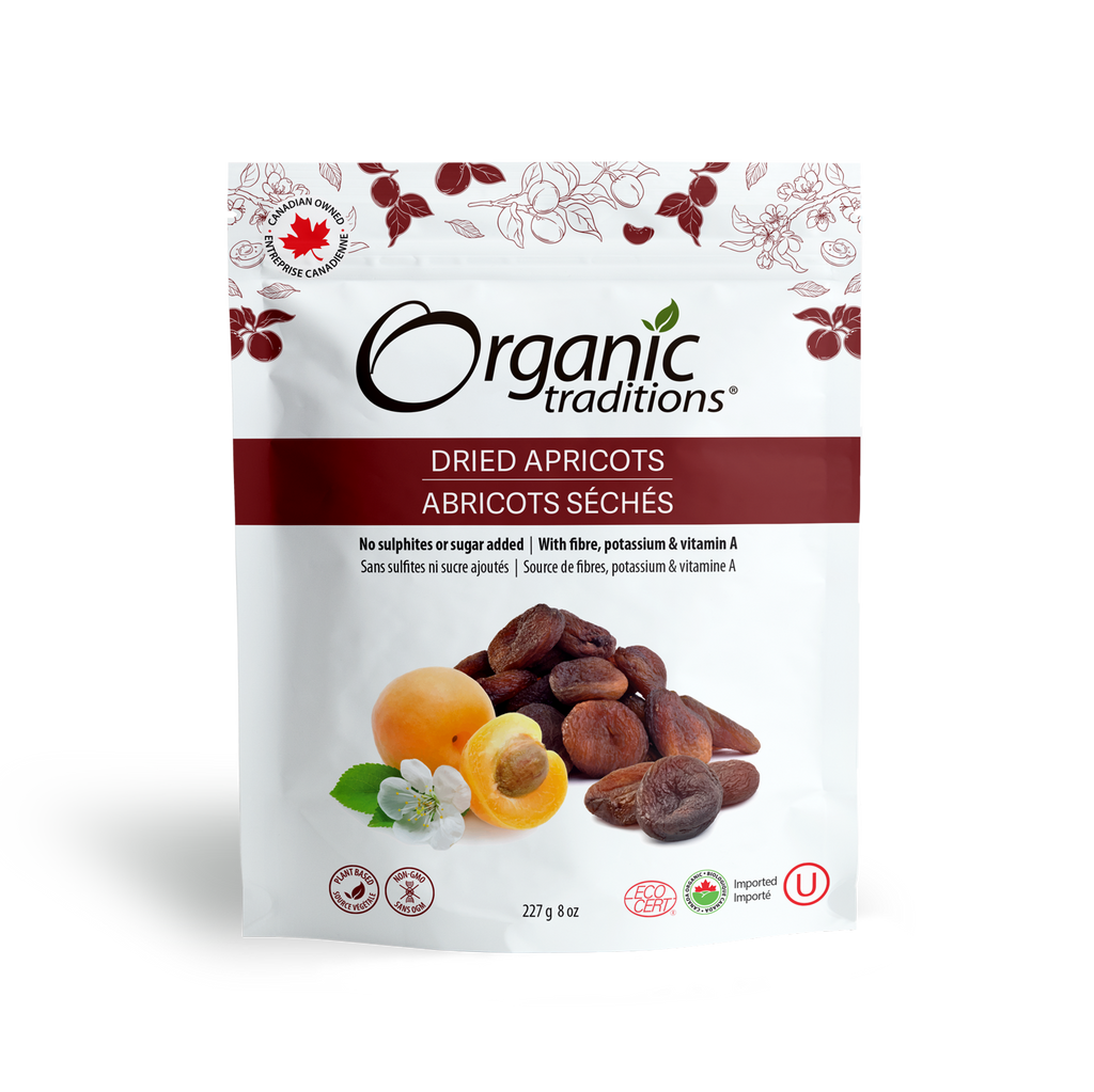 ORGANIC TRADITIONS DRIED APRICOTS