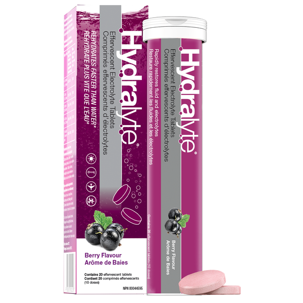 HYDRALYTE APPLE BLACKCURRENT 20 TABLETS