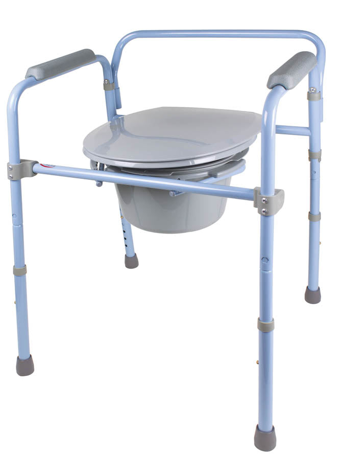 Healthy Commode COMPASS HEALTH PROBASICS DELUXE FOLDING COMMODE – Kenron Compounding ...