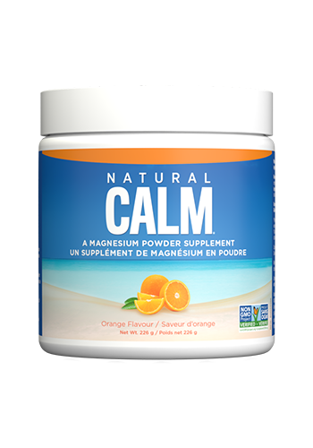 NATURAL CALM ORANGE MAGNESIUM POWDER 226G