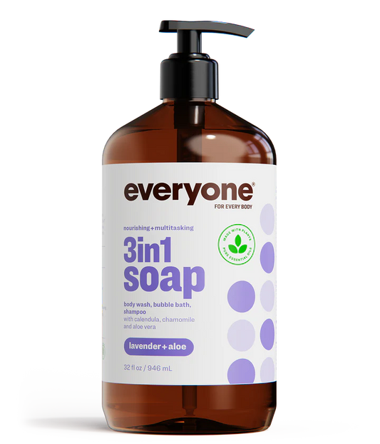 EVERYONE SOAP LAVENDER/ALOE 3IN1 946ML PURITY