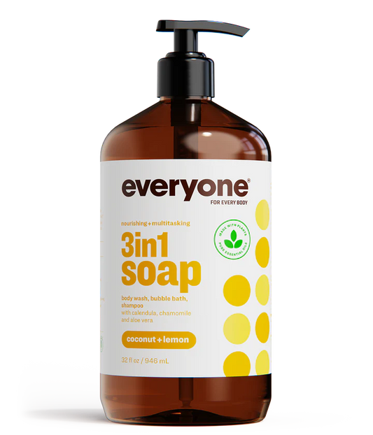 EVERYONE SOAP COCONUT 3IN1 LEMON 946ML