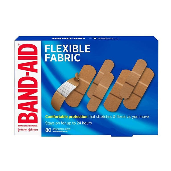 BAND-AID FABRIC FLEXIBLE 80