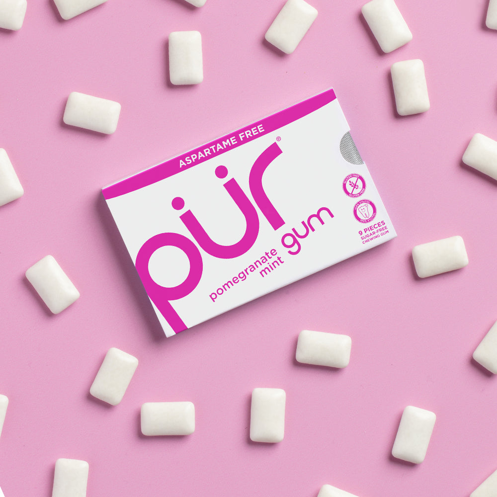 PUR GUM POMEGRANATE MINT