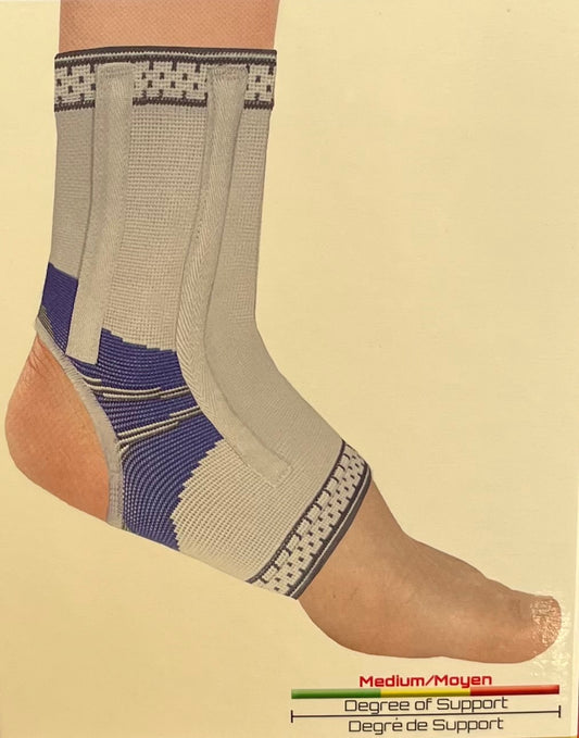 OTC ANKLE SUPPORT WITH SPIRAL STAYS