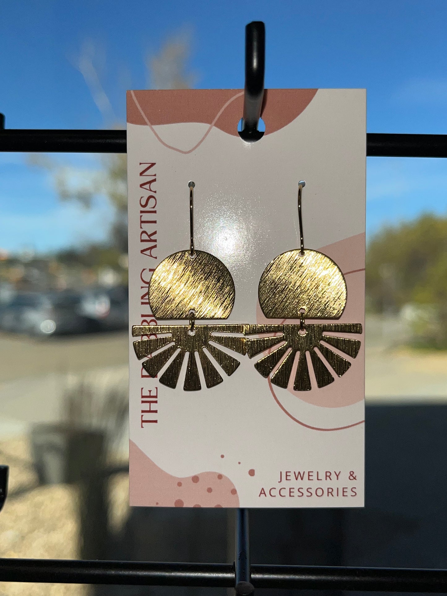 TDA BRUSHED BRASS EARRINGS