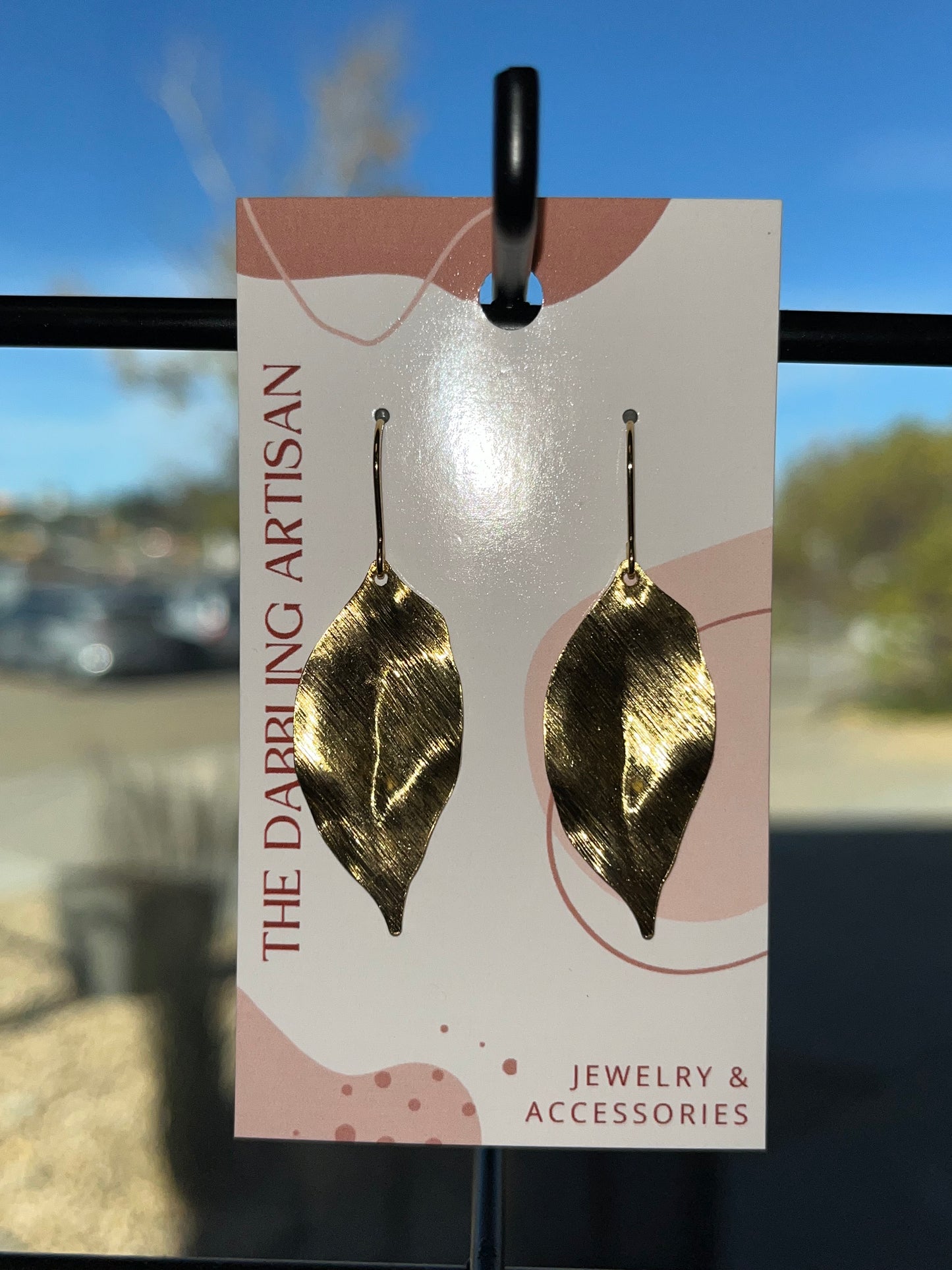 TDA BRUSHED BRASS EARRINGS