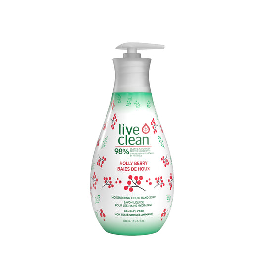 LIVE CLEAN HAND SOAP 500ML - HOLLY BERRY