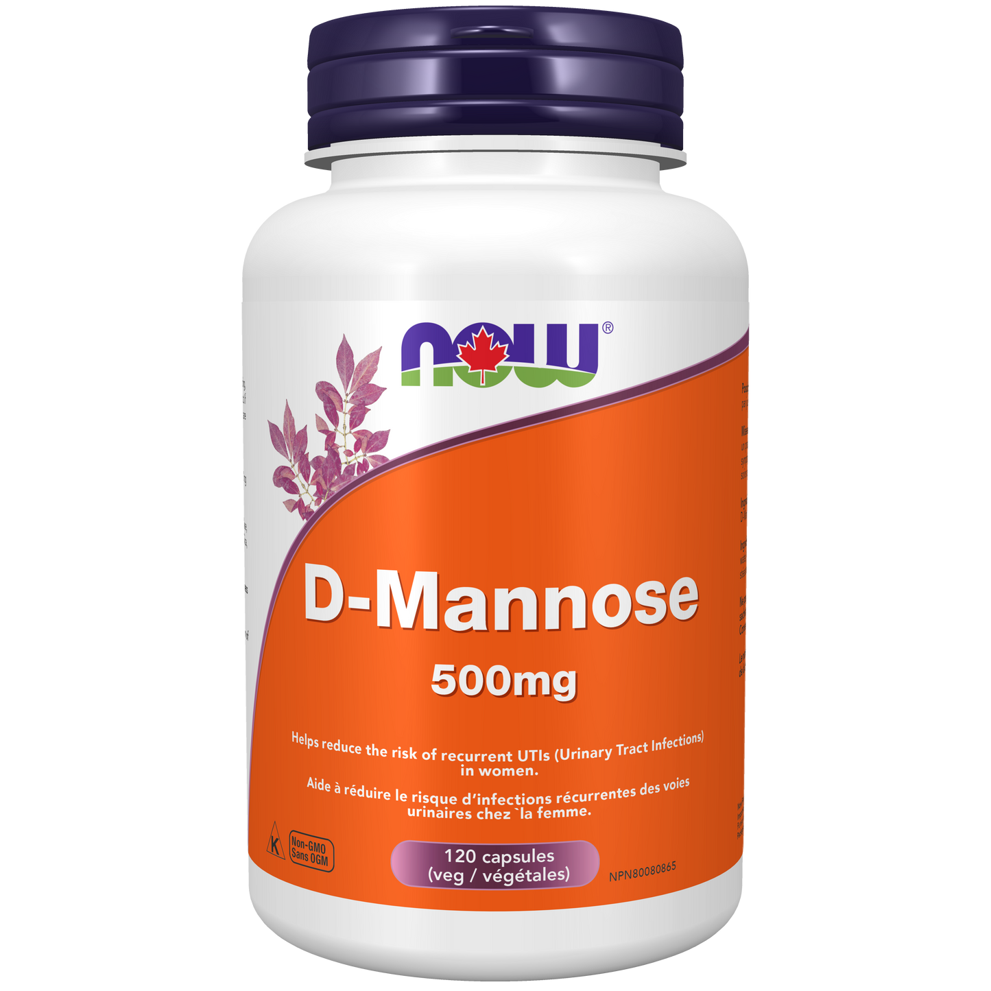 NOW D-MANNOSE 500MG 120 CAP