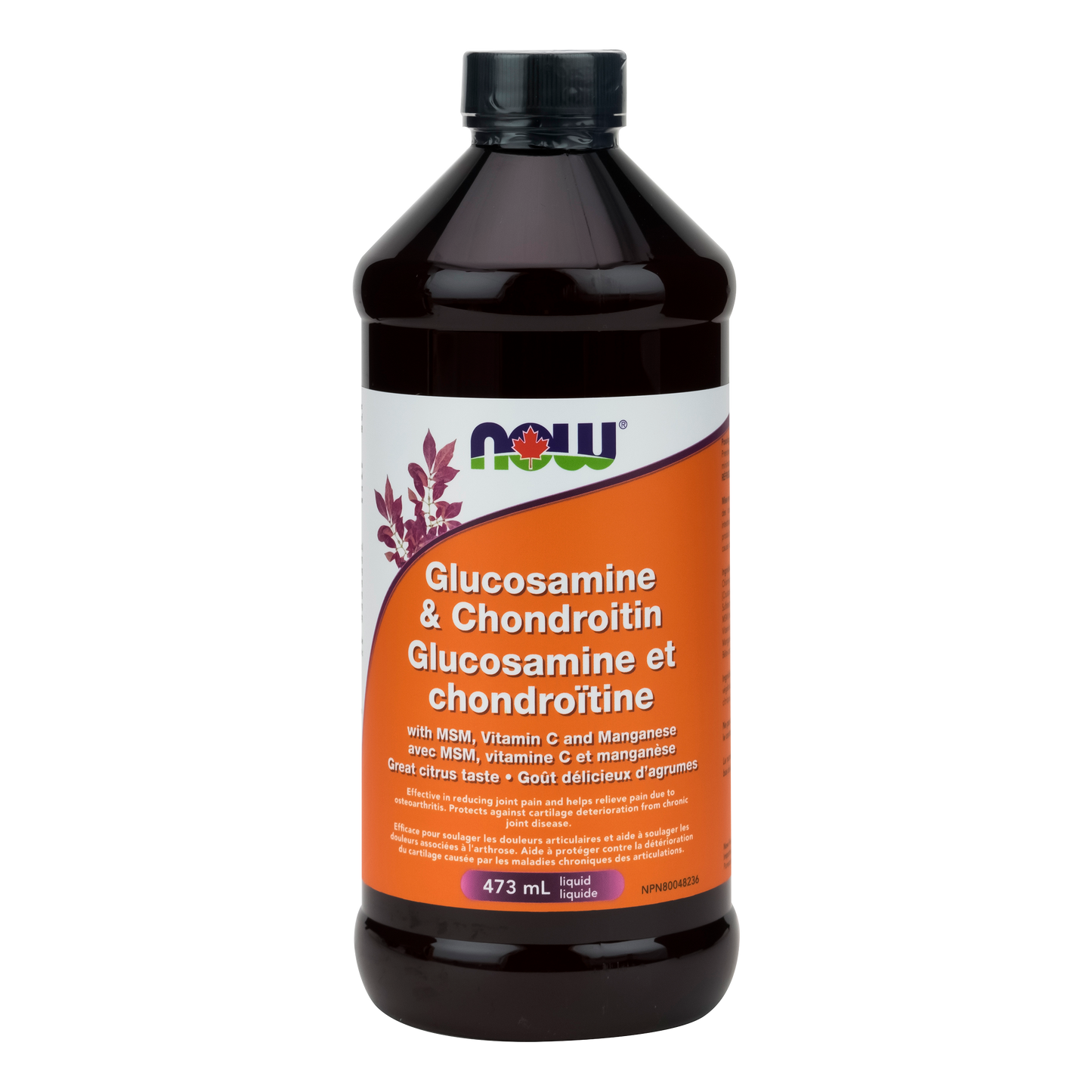 NOW GLUCOSAMINE & CHONDROITIN 473ML