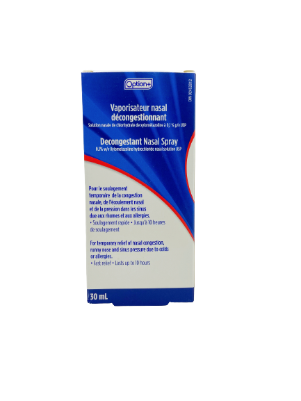 OPTION+ DECONGESTANT NASAL SPRAY 30ML