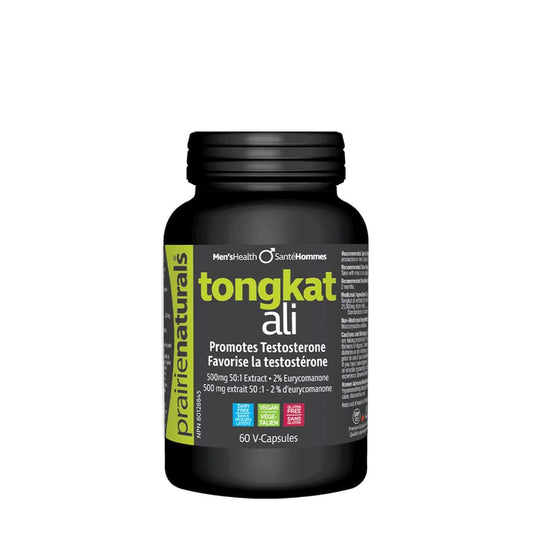 PRAIRIE NATURALS TONGKAT ALI 500MG 60 V-CAPS