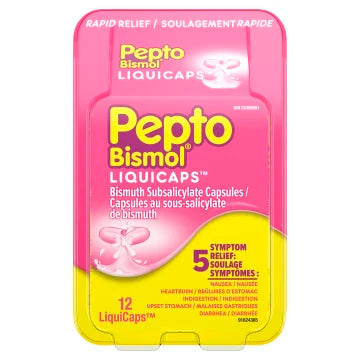 PEPTO BISMOL 12 LIQUICAPS