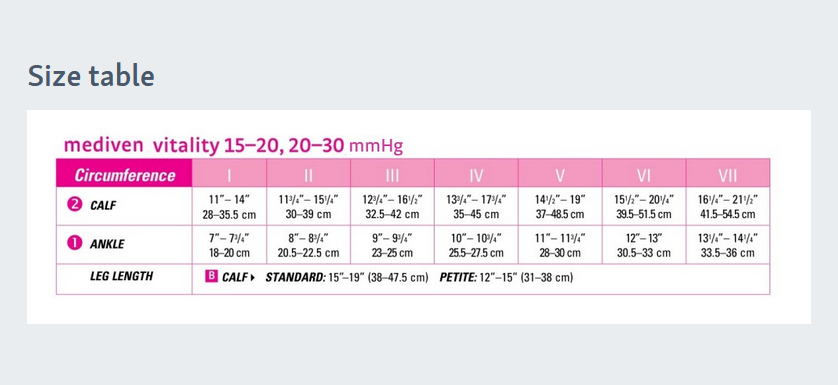 MEDI VITALITY 15-20MMHG KNEE