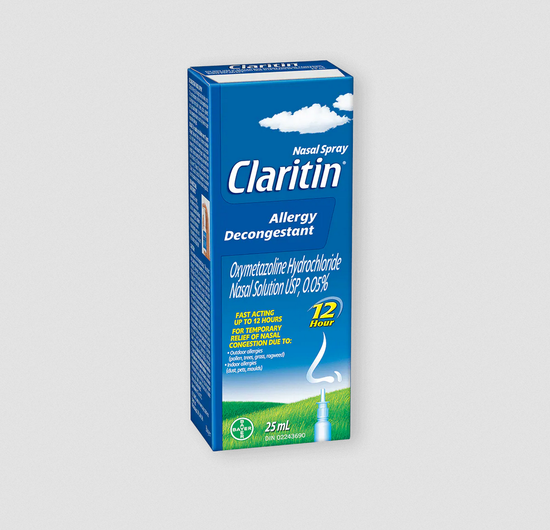 CLARITIN ALLERGY DECONGESTANT NASAL SPRAY 25ML