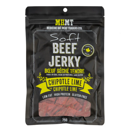 MHMT SOFT BEEF JERKY CHIPOTLE LIME 75G