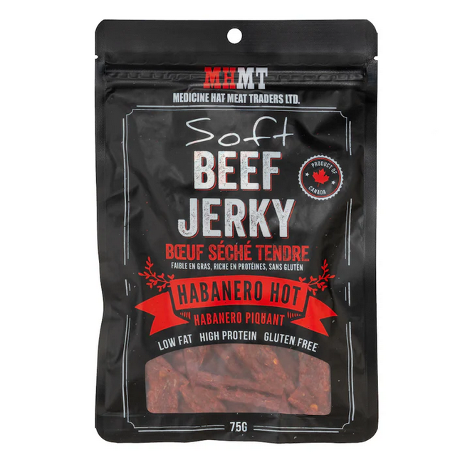 MHMT SOFT BEEF JERKY HABANERO HOT 75G