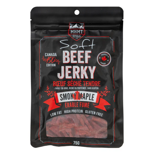 MHMT SOFT BEEF JERKY SMOKY MAPLE 75G