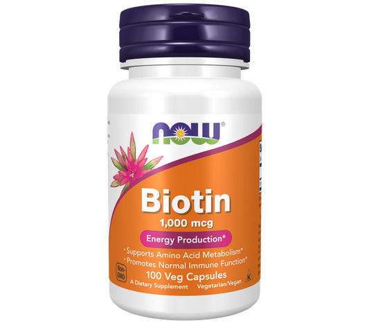 NOW BIOTIN (B7) 1000 MCG 100CAPS