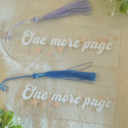 KES ACRYLIC BOOKMARKS