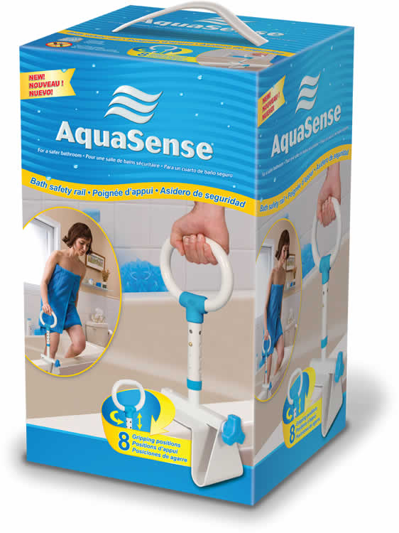 AQUASENSE BATH SAFETY MULTI TUB RAIL