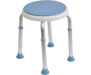 ARIA BATH STOOL W/SILICONE SEAT