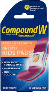 COMPOUND W PADS KIDS 16