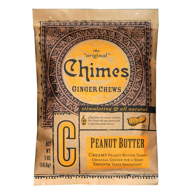 CHIMES GINGER CHEWS PEANUT BUTTER 141.8G