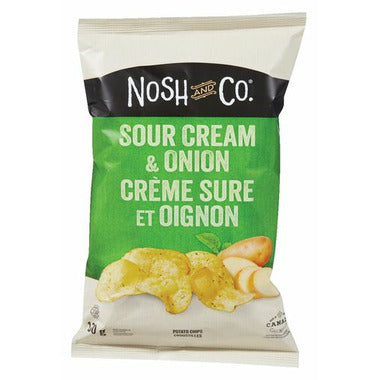 NOSH & CO POTATO CHIPS SOUR CREAM AND ONION