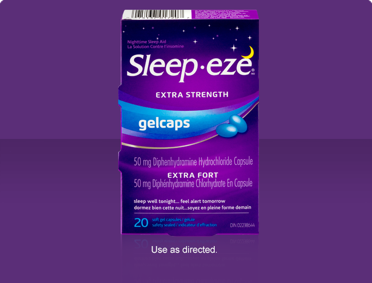 SLEEP EZE 50MG 20 GELCAPS