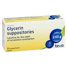 GLYCERIN ADULT 24 SUPPOSITORIES