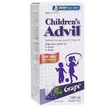 ADVIL CHILDREN'S GRAPE 100ML