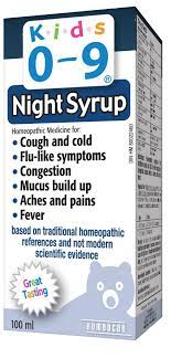 KIDS 0-9 COUGH/COLD SYRUP NIGHTTIME 100ML