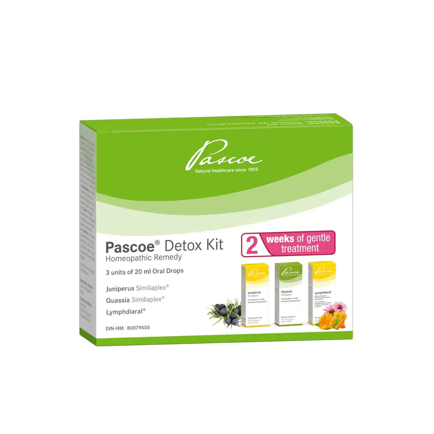 PASCOE DETOX KIT, 3 UNITS OF 20ML ORAL DROPS