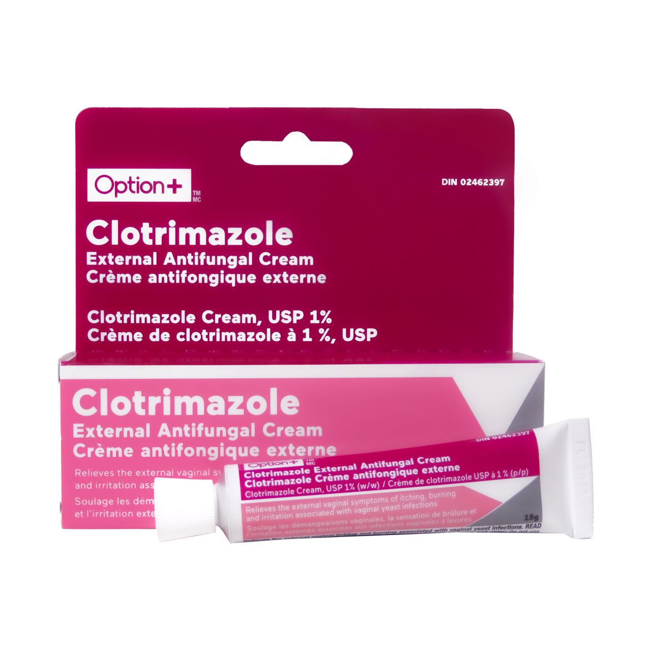 OPTION+ 1% CLOTRIMAZOLE CREAM 15G