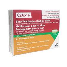 OPTION+ DAYTIME SINUS 20 CAPLETS